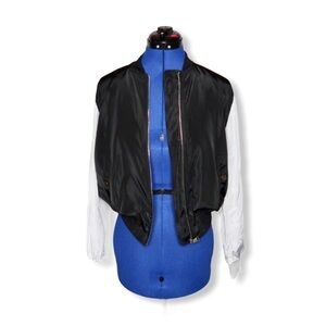 Black & Grey Bomber Jacket From Fashion No…
